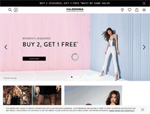 Tablet Screenshot of calzedonia.com